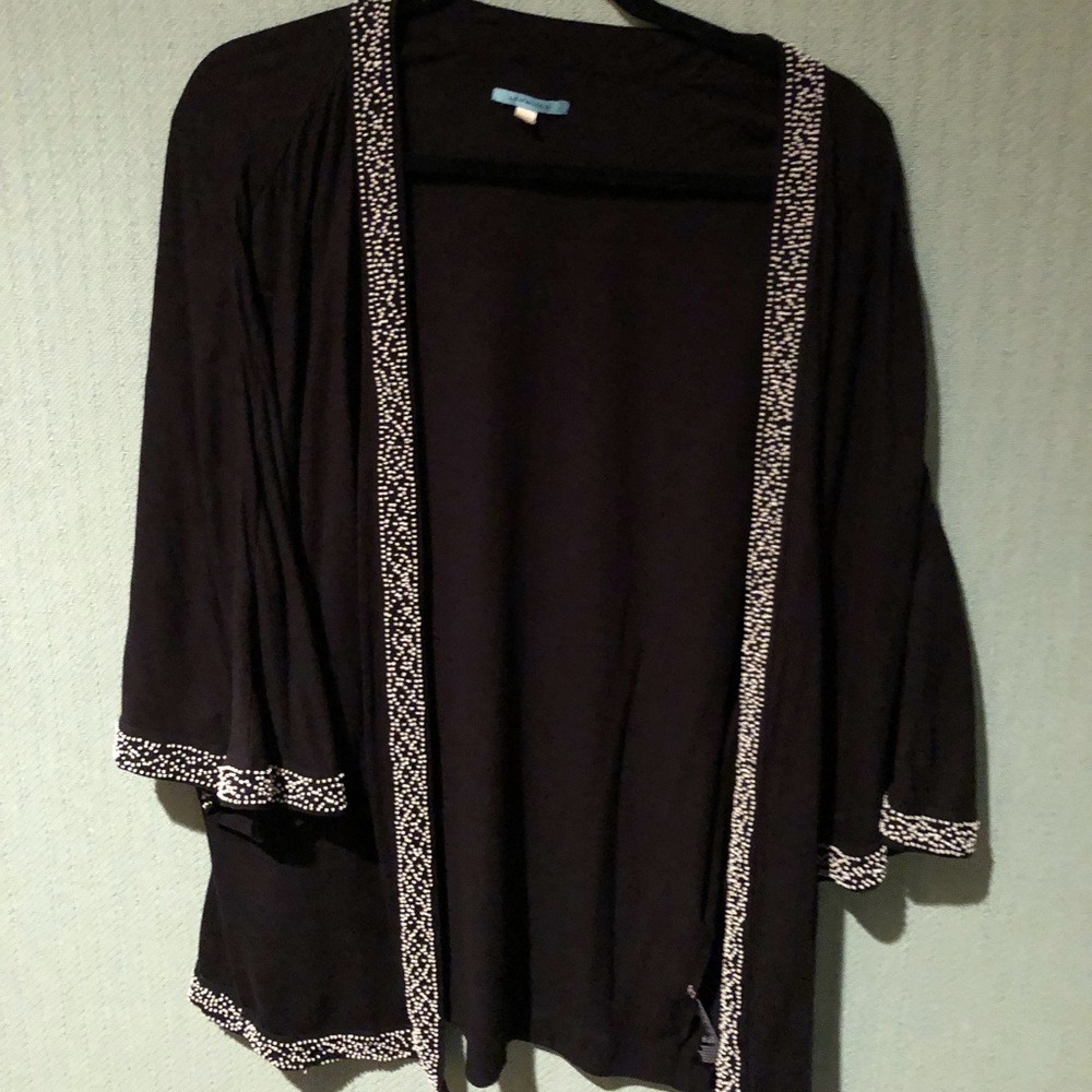 Anthropologie black kimono cardigan